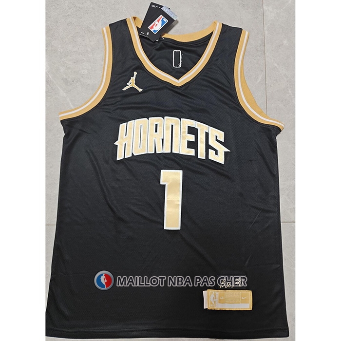 Maillot Charlotte Hornets LaMelo Ball Select Series Or Noir